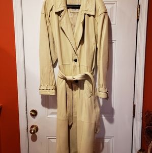 Lambskin Trench Coat